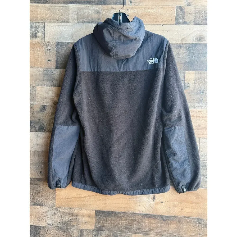 The North Face Men's Denali Fleece Jacket - Hooded - Black - Size XL